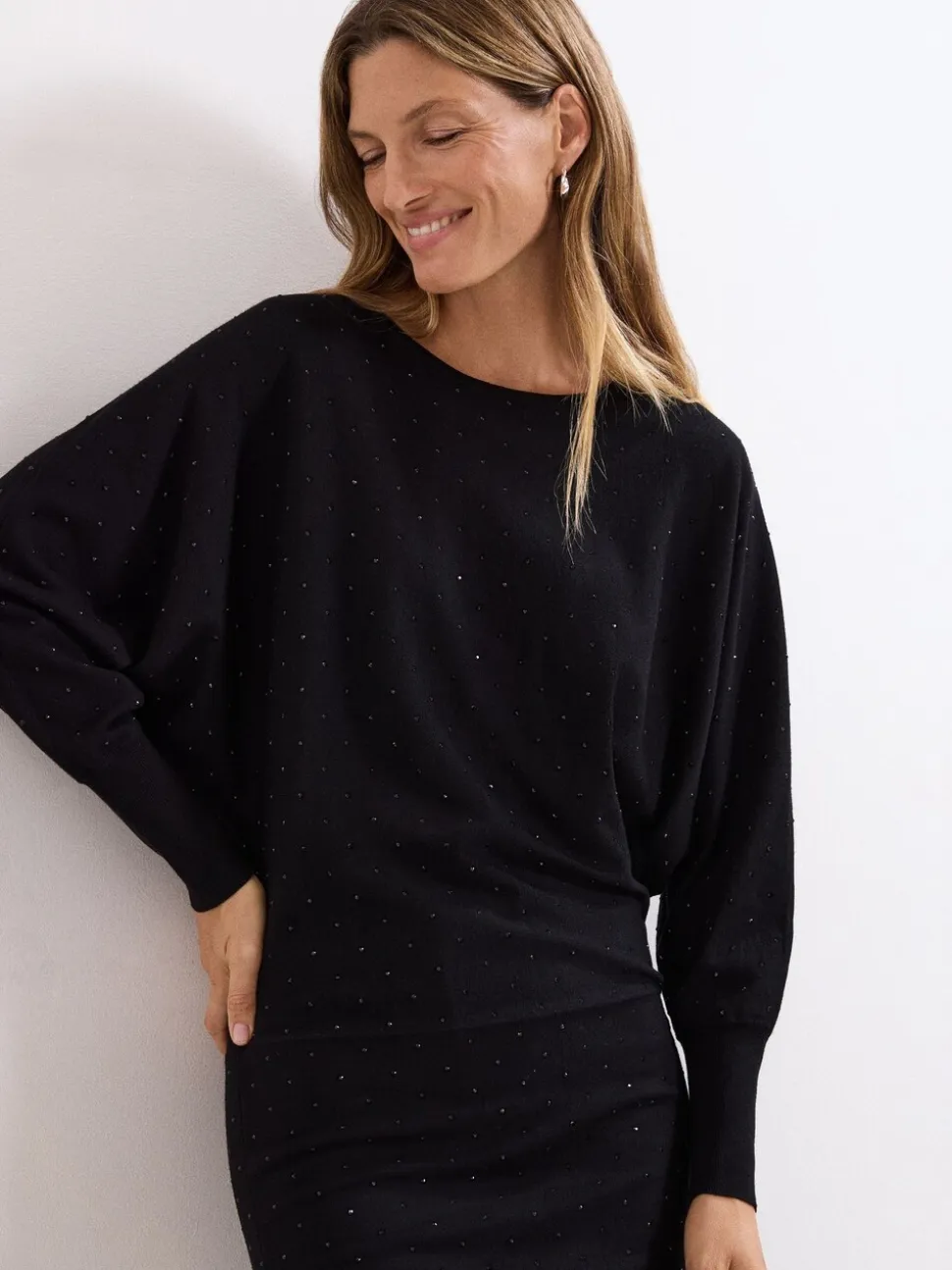 Phase Eight Black Becca Hotfix Dress