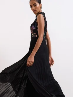 Phase Eight Black Lela Sequin Dress