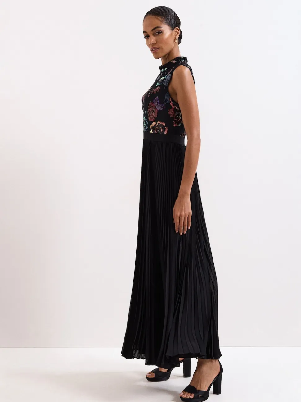 Phase Eight Black Lela Sequin Dress