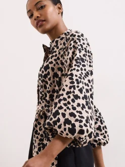 Phase Eight Black Leopard Jumpsuit