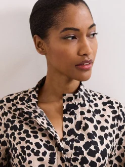 Phase Eight Black Leopard Jumpsuit