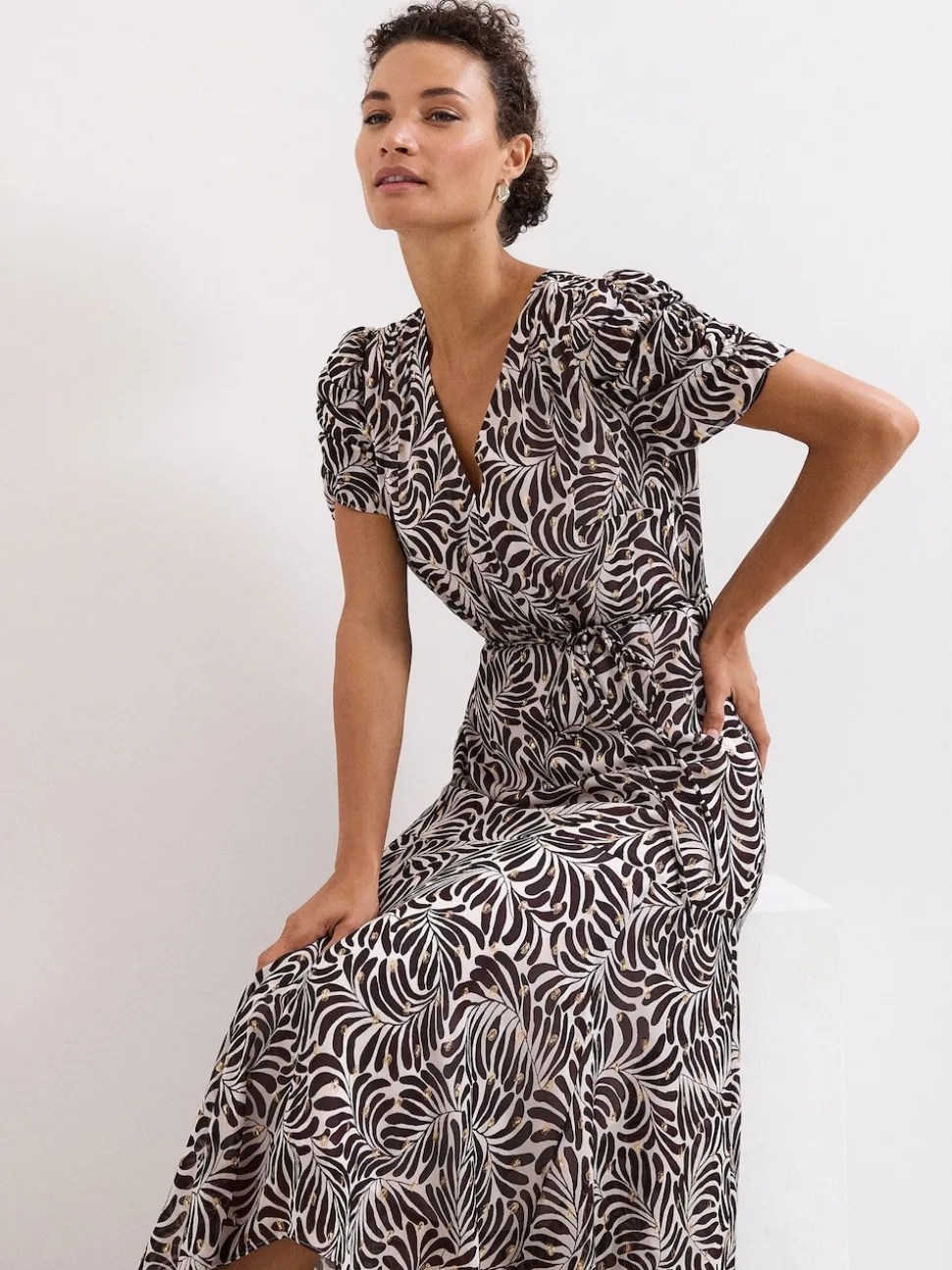 Phase Eight Black Petite Verity Dress