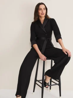 Phase Eight Black Tux Kylie Jumpsuit