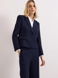 Phase Eight Blue Aubrie Fitted Blazer