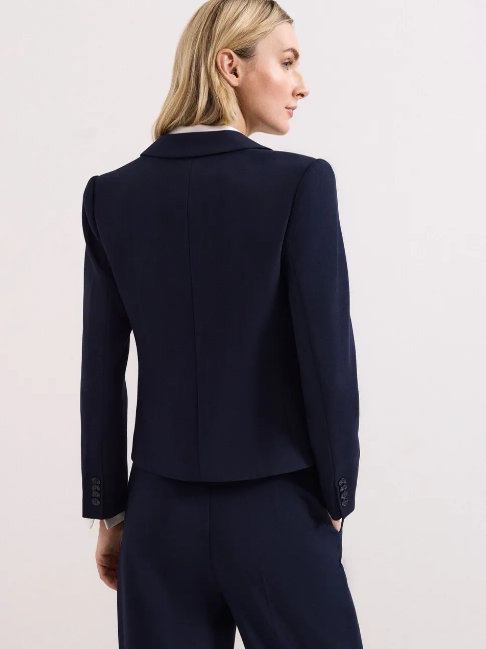 Phase Eight Blue Aubrie Fitted Blazer