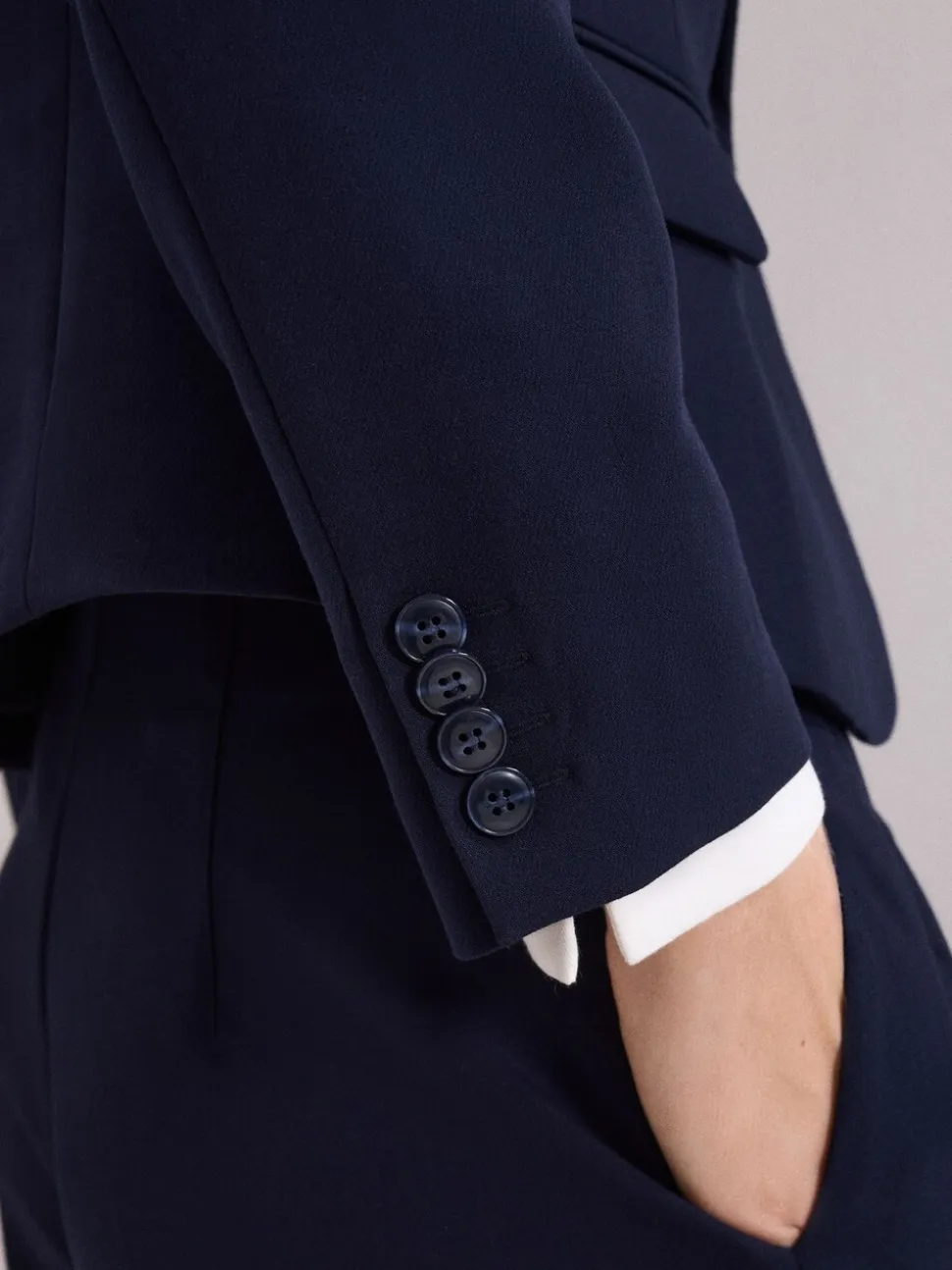 Phase Eight Blue Aubrie Fitted Blazer
