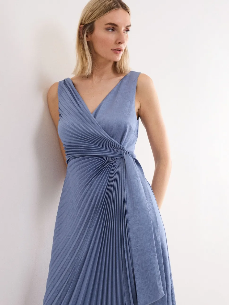 Phase Eight Blue Emlyn Wrap Dress