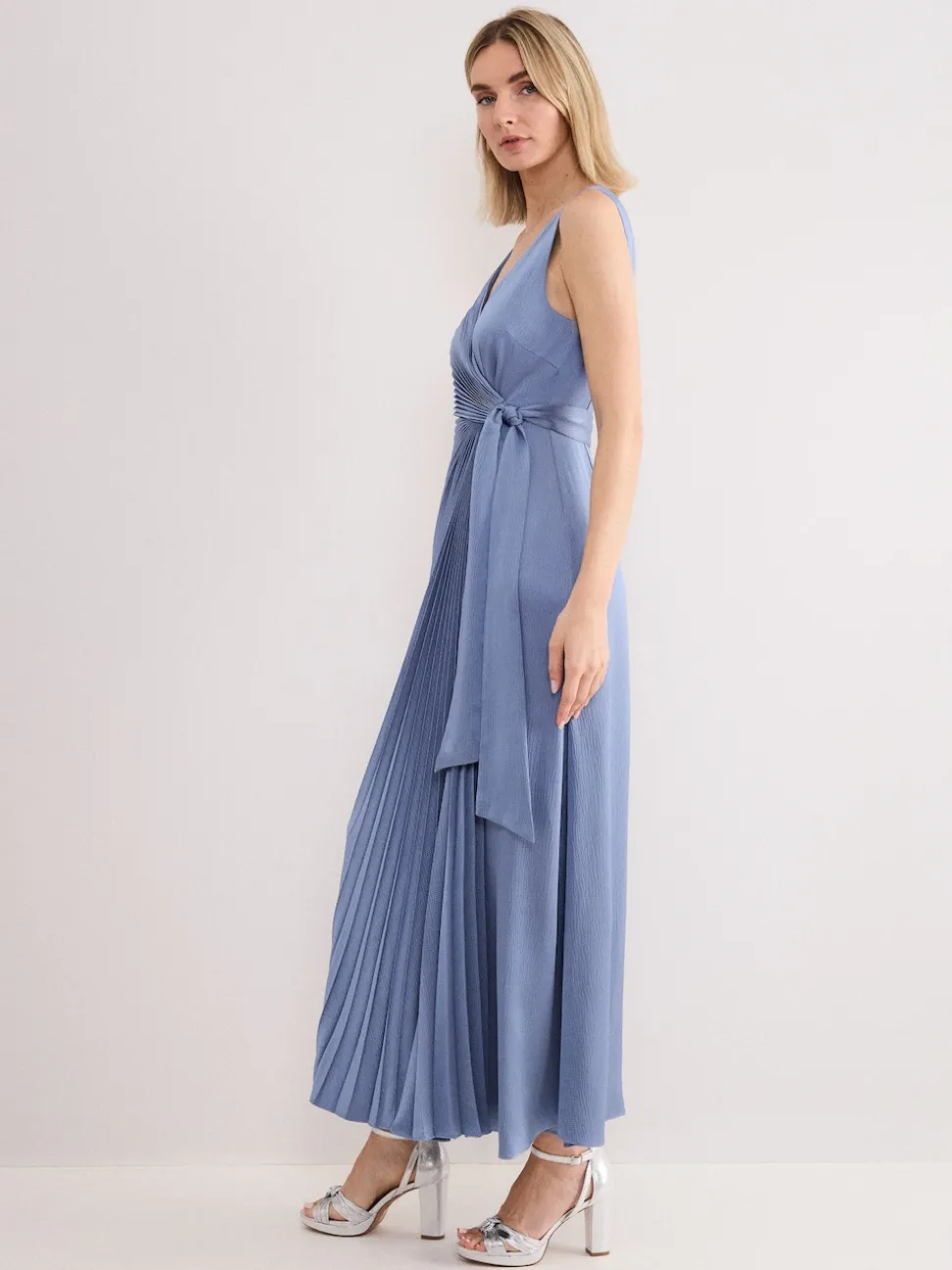 Phase Eight Blue Emlyn Wrap Dress