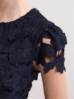 Phase Eight Blue Leilani Lace Dress