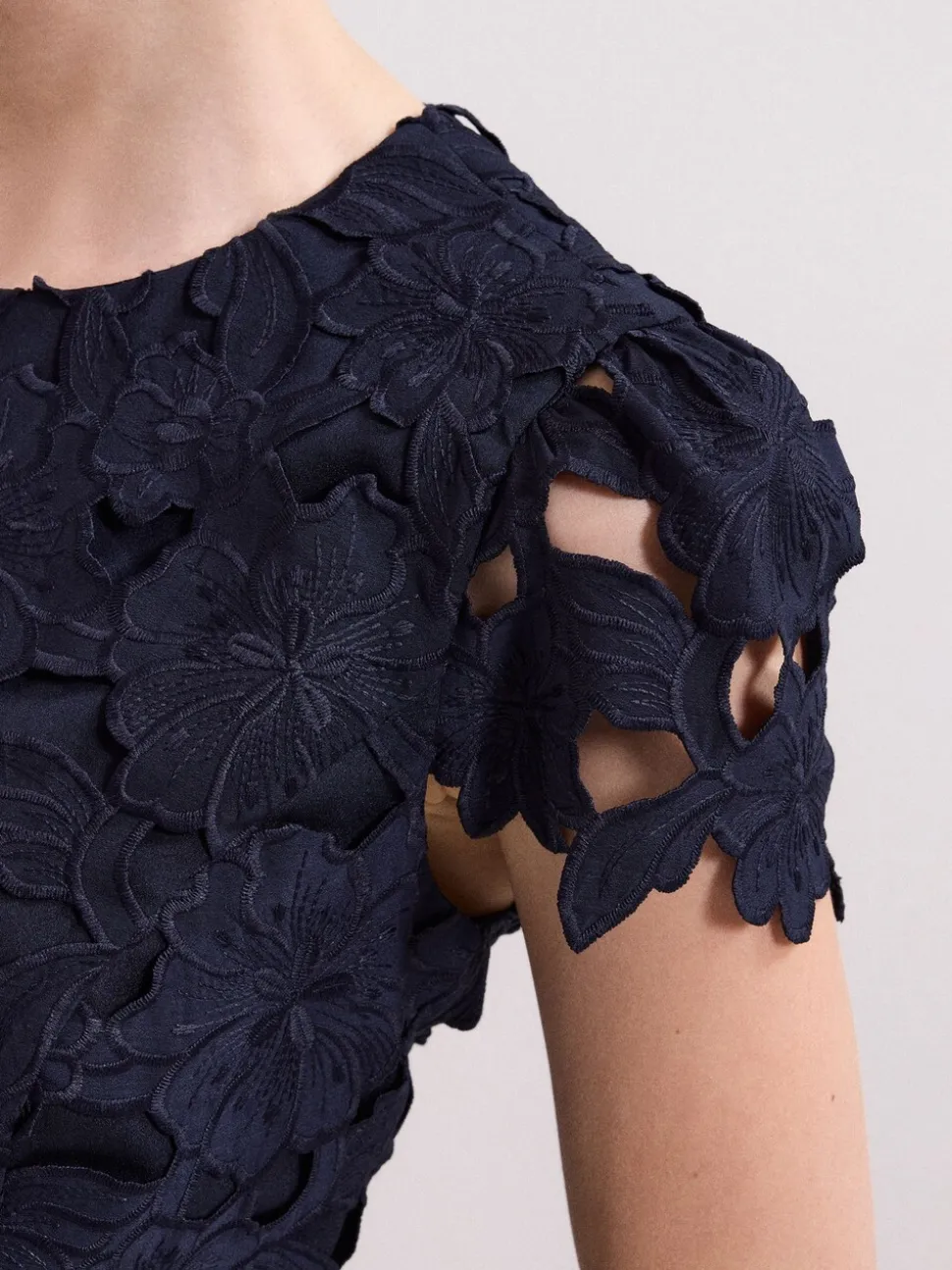 Phase Eight Blue Leilani Lace Dress