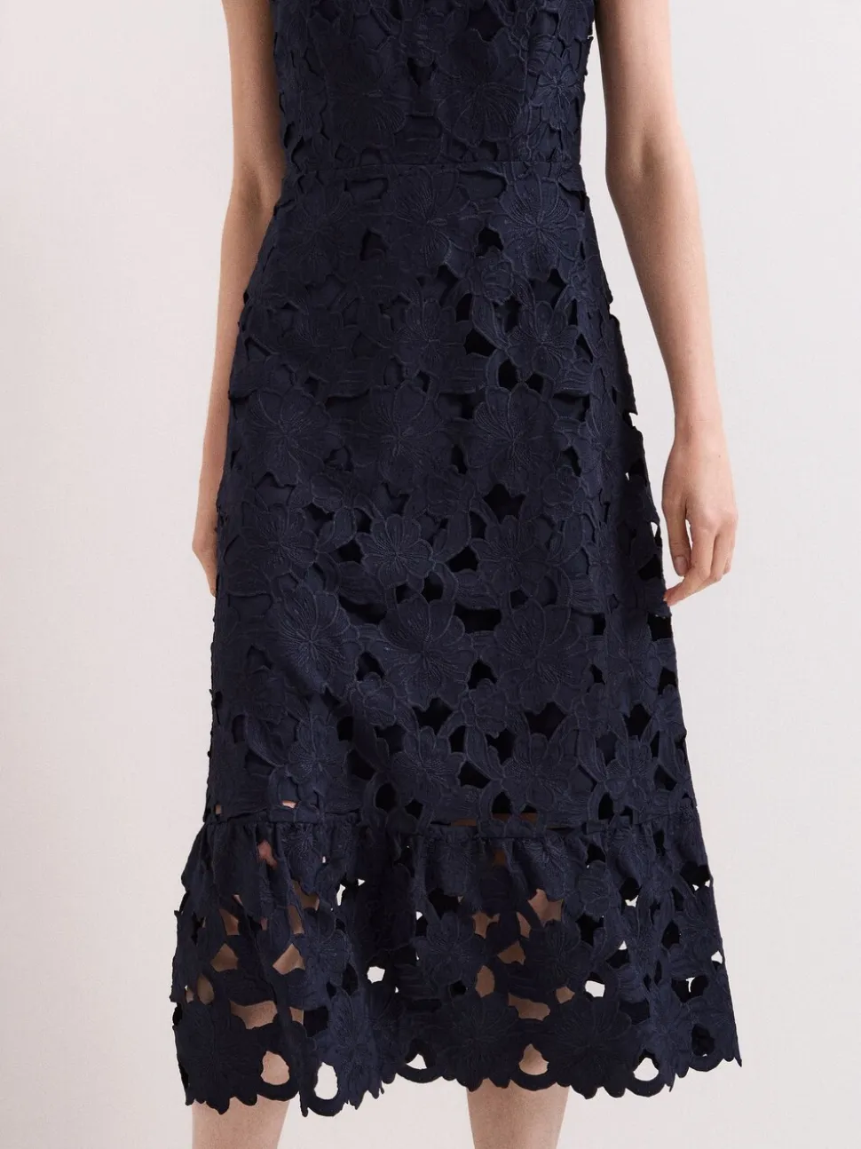 Phase Eight Blue Leilani Lace Dress
