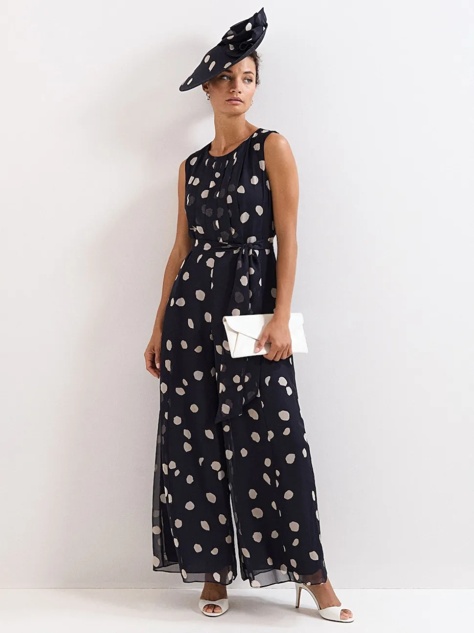Phase Eight Blue Petite Maxine Jumpsuit