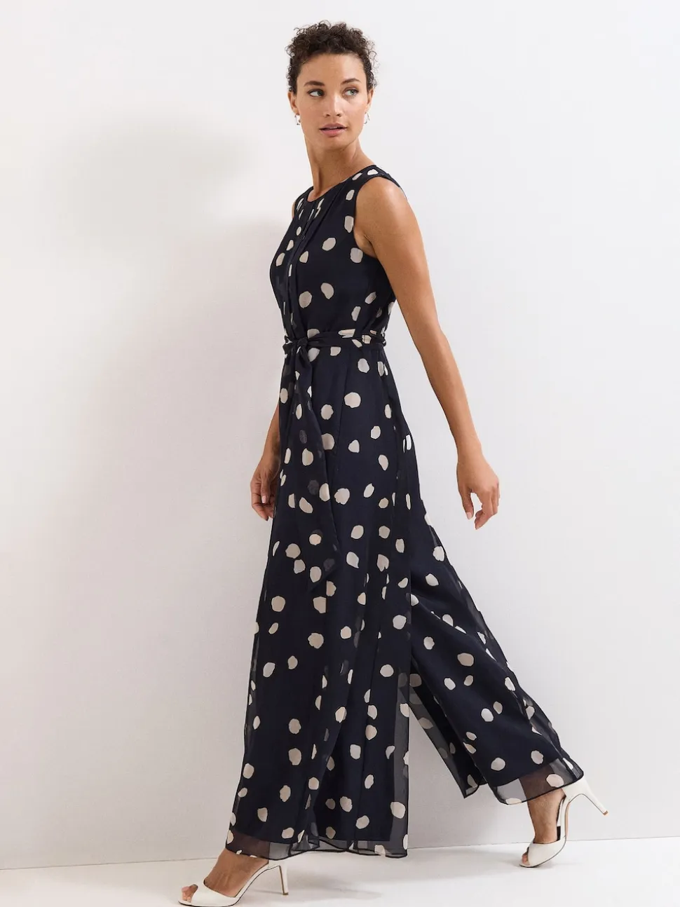 Phase Eight Blue Petite Maxine Jumpsuit