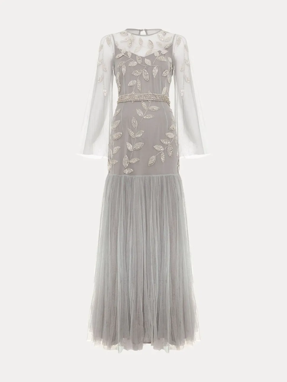 Phase Eight Blue Trish Beaded Dress