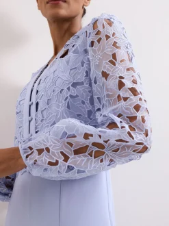 Phase Eight Blue Winona Lace Jumpsuit