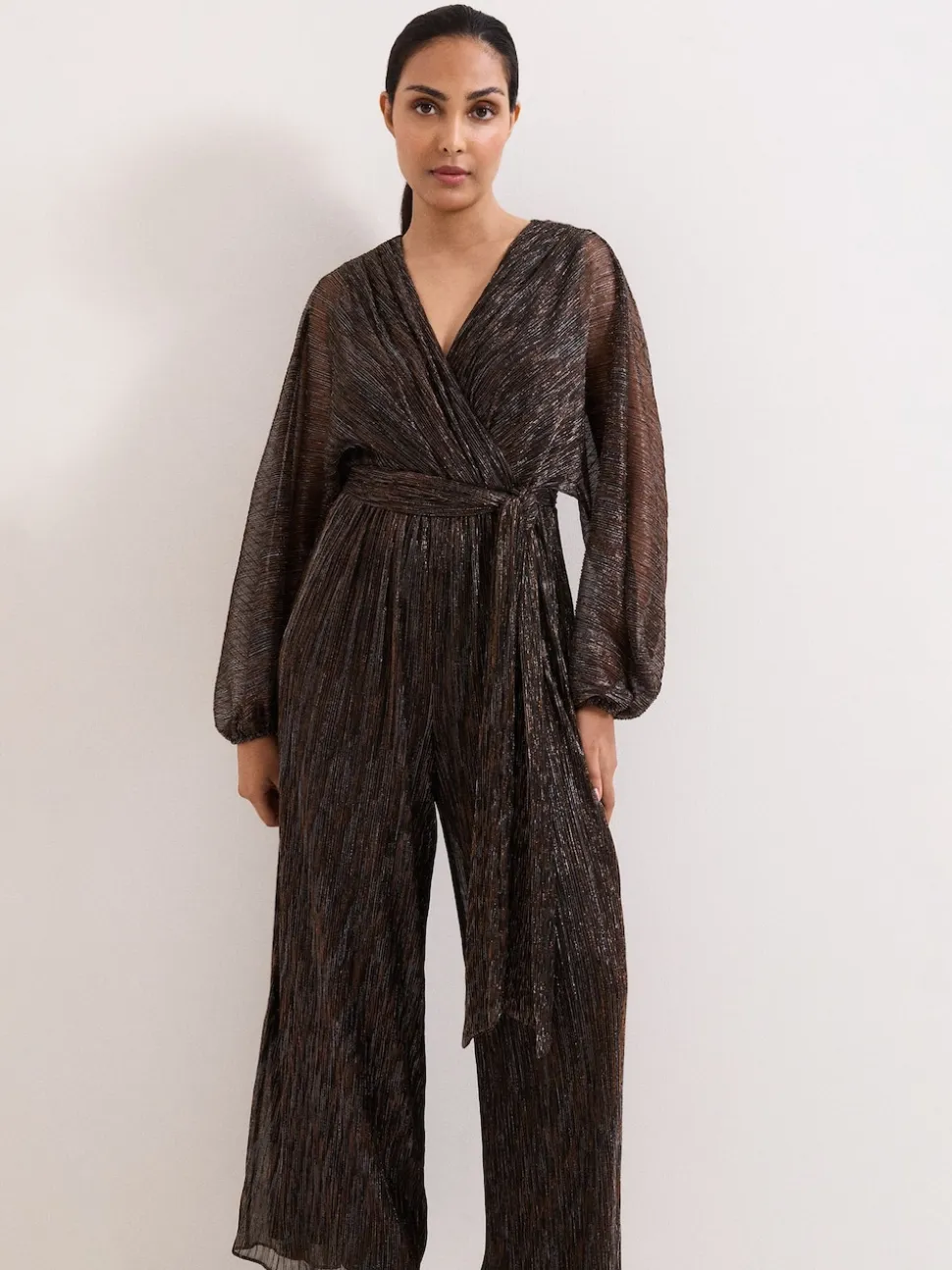Phase Eight Gold Petite Rachel Jumpsuit