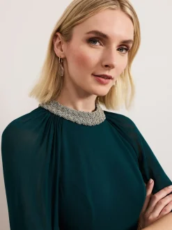 Phase Eight Green Bridie Maxi Dress