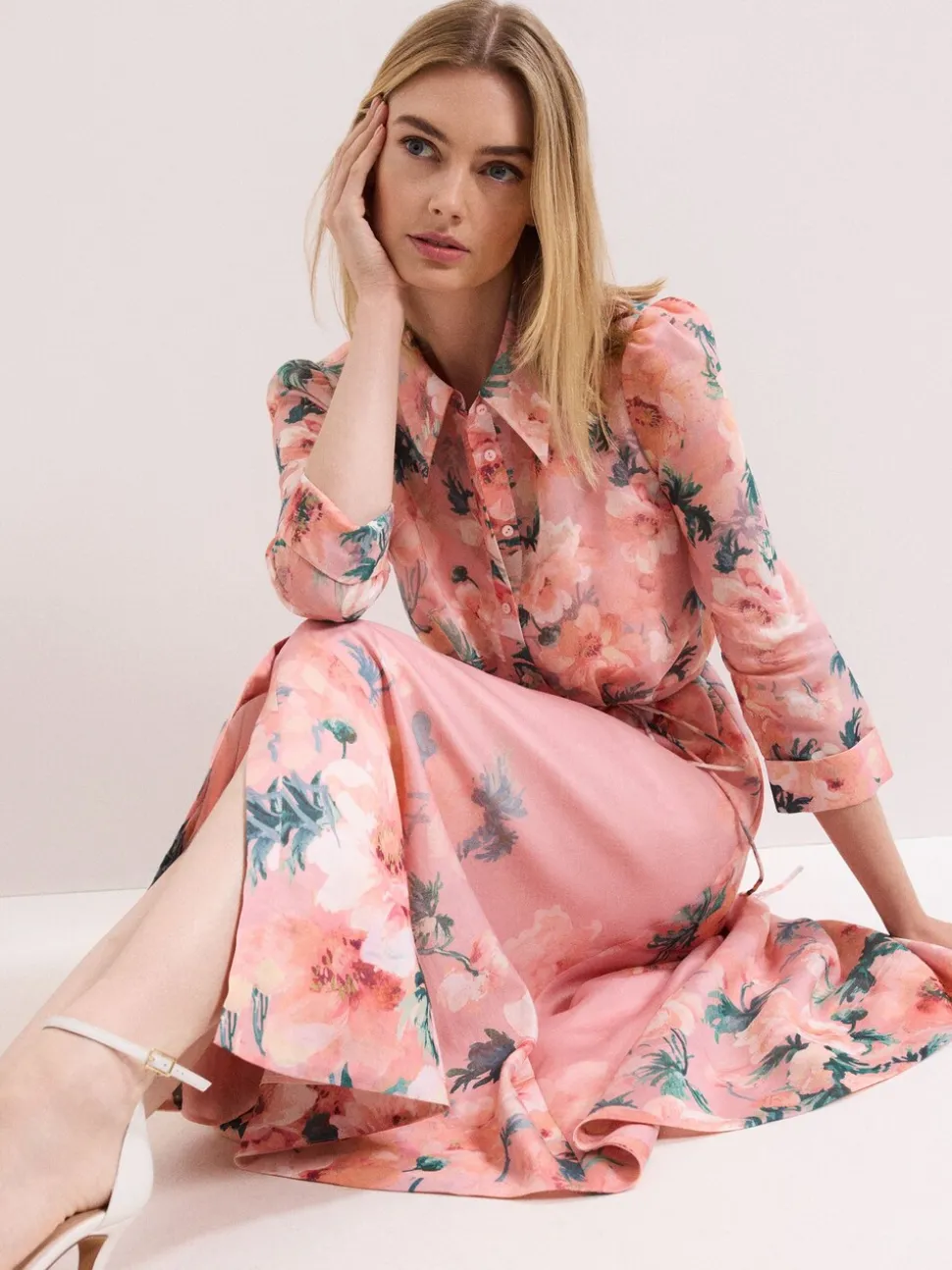 Phase Eight Pink Anabella Dress