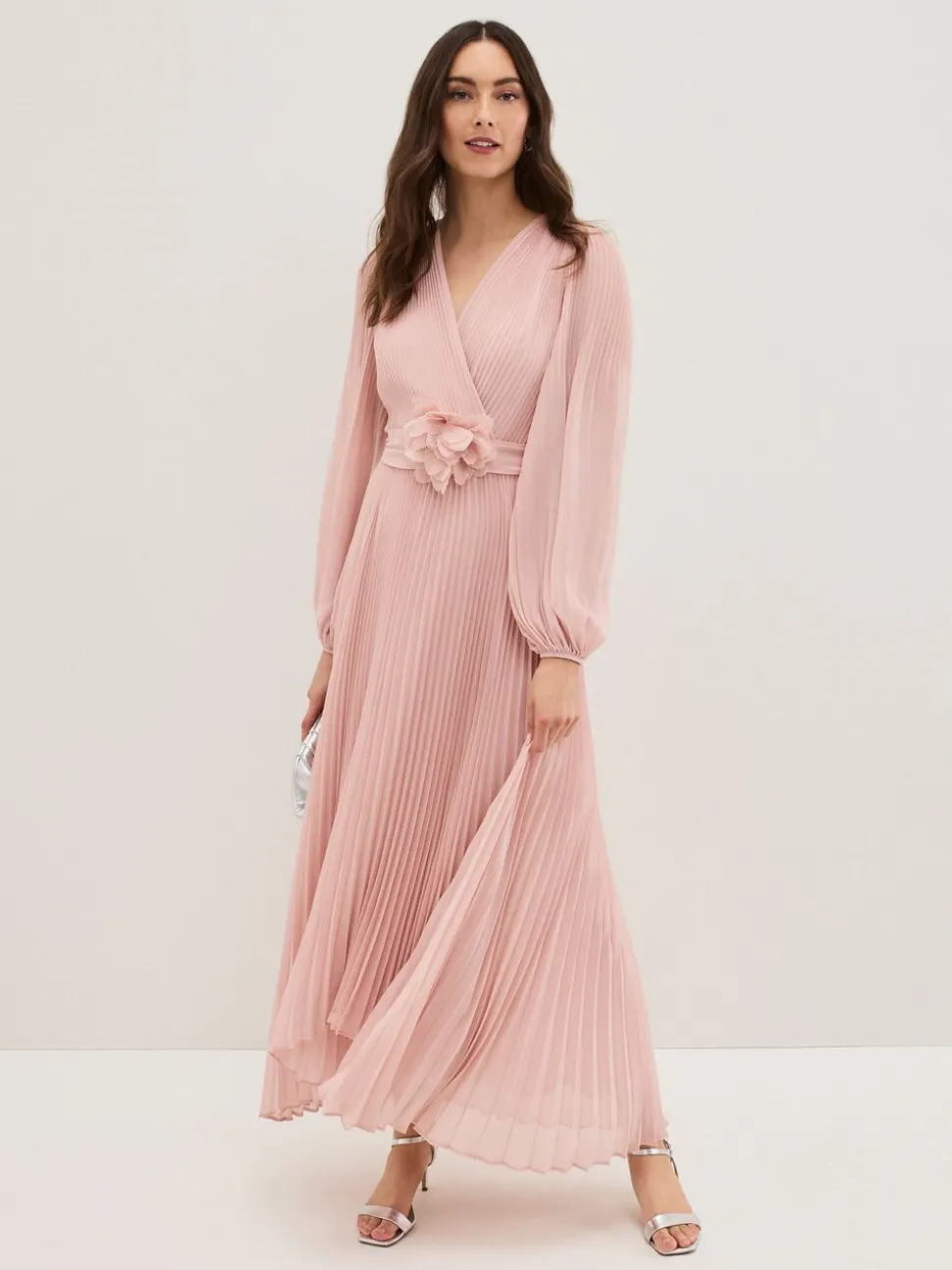 Phase Eight Pink Isadora Maxi Dress