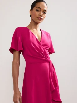 Phase Eight Pink Julissa Wrap Dress