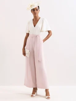 Phase Eight Pink Kallie Jumpsuit