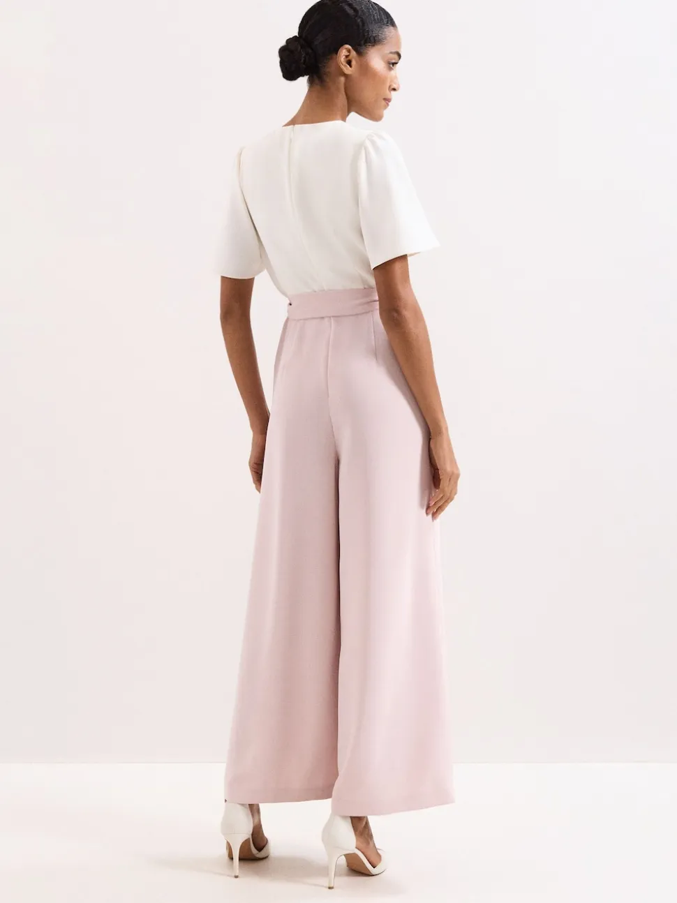 Phase Eight Pink Petite Kallie Jumpsuit