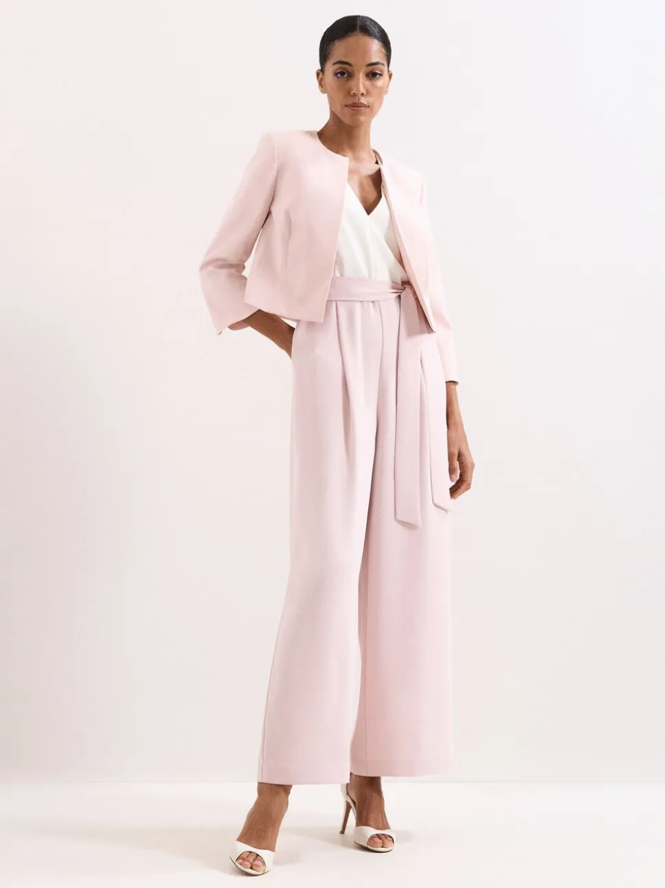 Phase Eight Pink Petite Kallie Jumpsuit