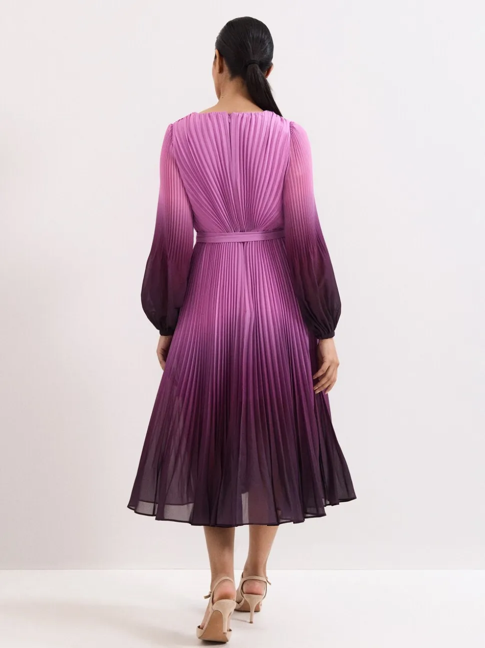 Phase Eight Purple Petite Mira Ombre Dress