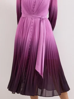 Phase Eight Purple Petite Mira Ombre Dress