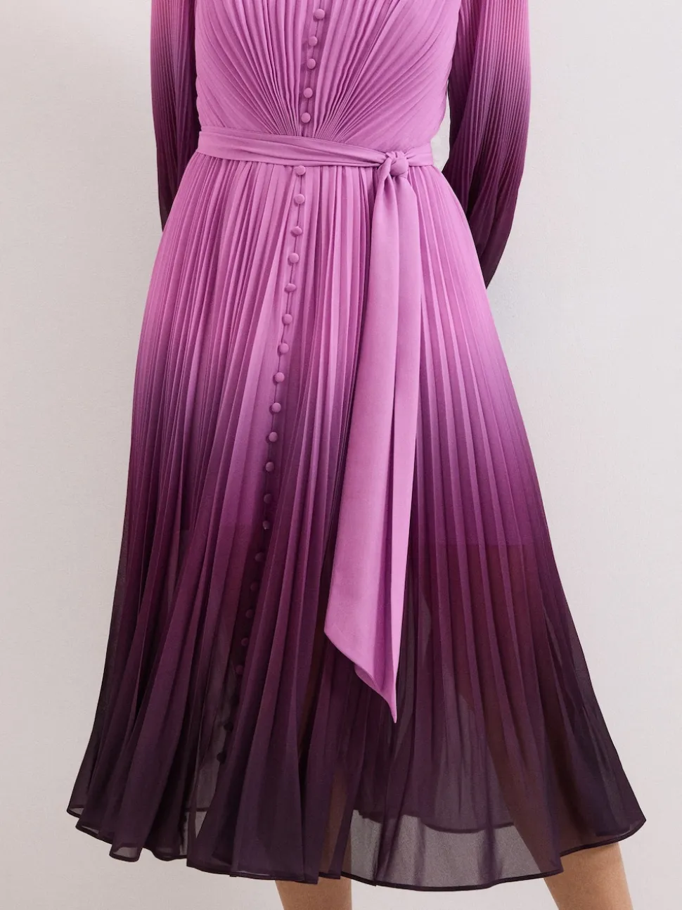 Phase Eight Purple Petite Mira Ombre Dress