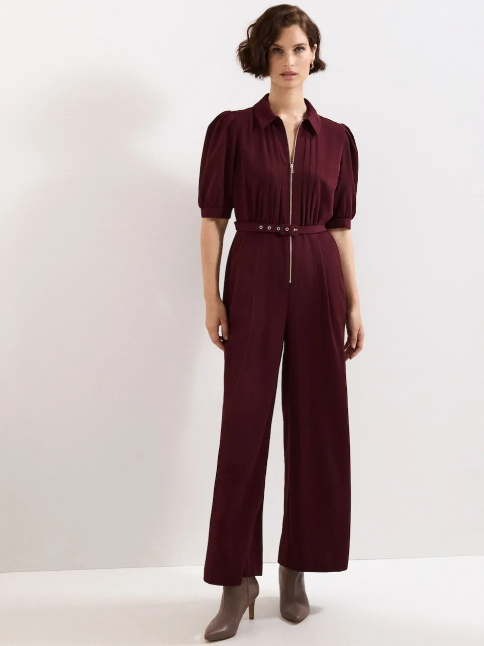 Phase Eight Red Petite Candice Jumpsuit