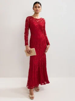 Phase Eight Red Phoenix Maxi Dress