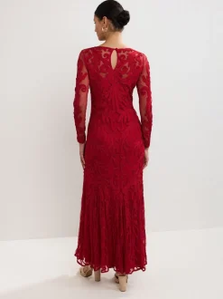 Phase Eight Red Phoenix Maxi Dress