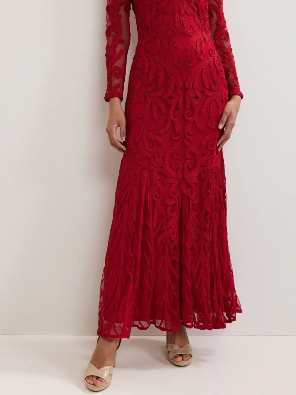 Phase Eight Red Phoenix Maxi Dress