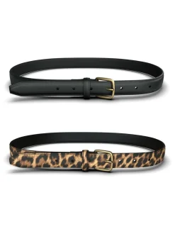 PIECES Belts 2 Pack