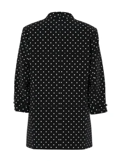 PIECES Black 3/4 Length Sleeve Blazer