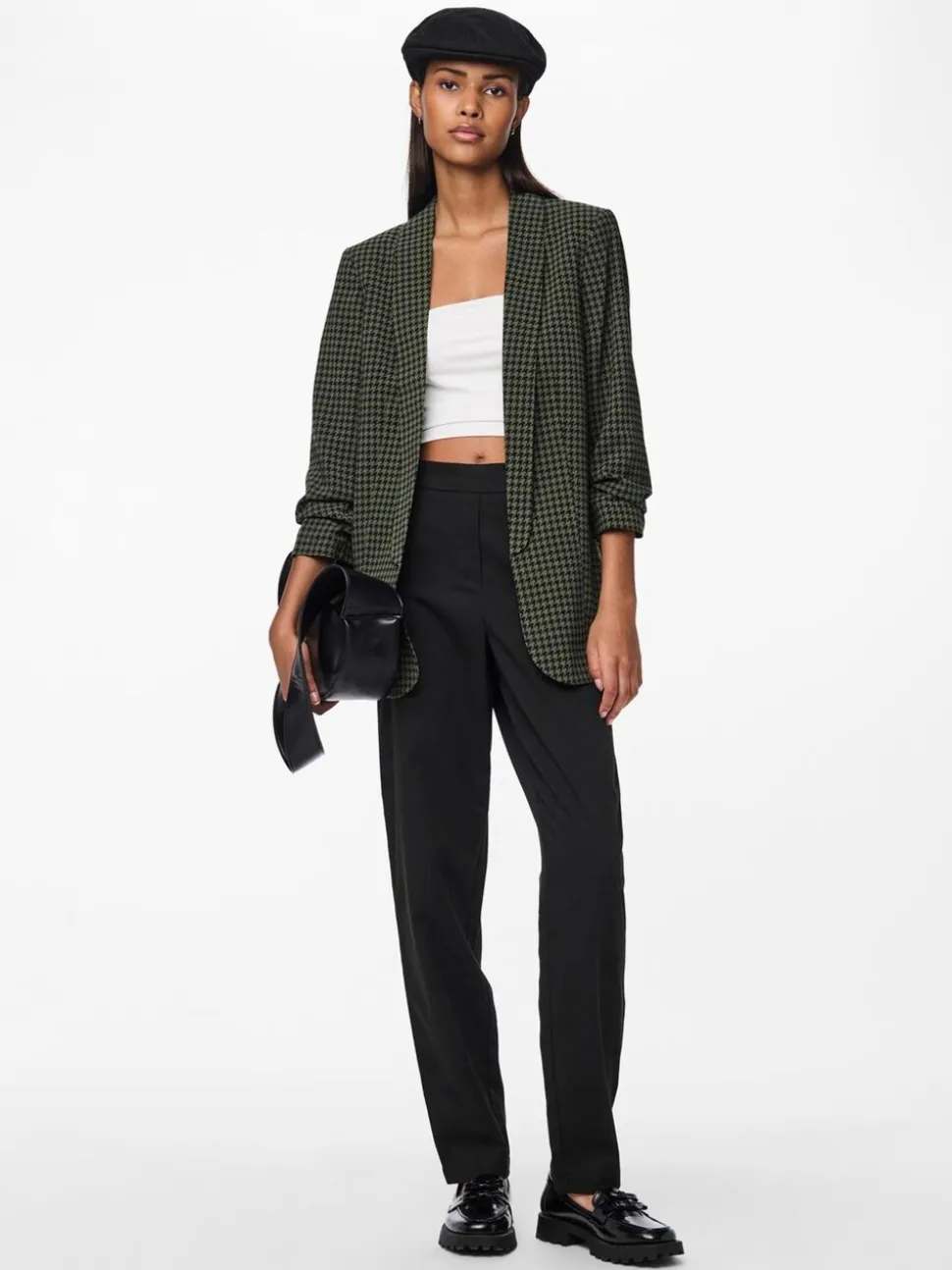 PIECES Green Printed Blazer