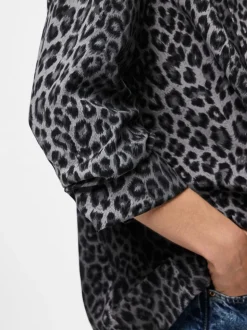 Pieces Grey Printed Blazer