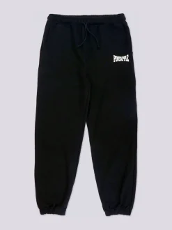 Pineapple Black Oversized Pocket Cuffed Joggers