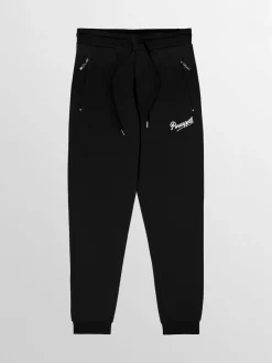 Pineapple Black Skinny Zip Joggers