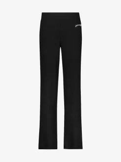 Pineapple Black Viscose Jersey Joggers