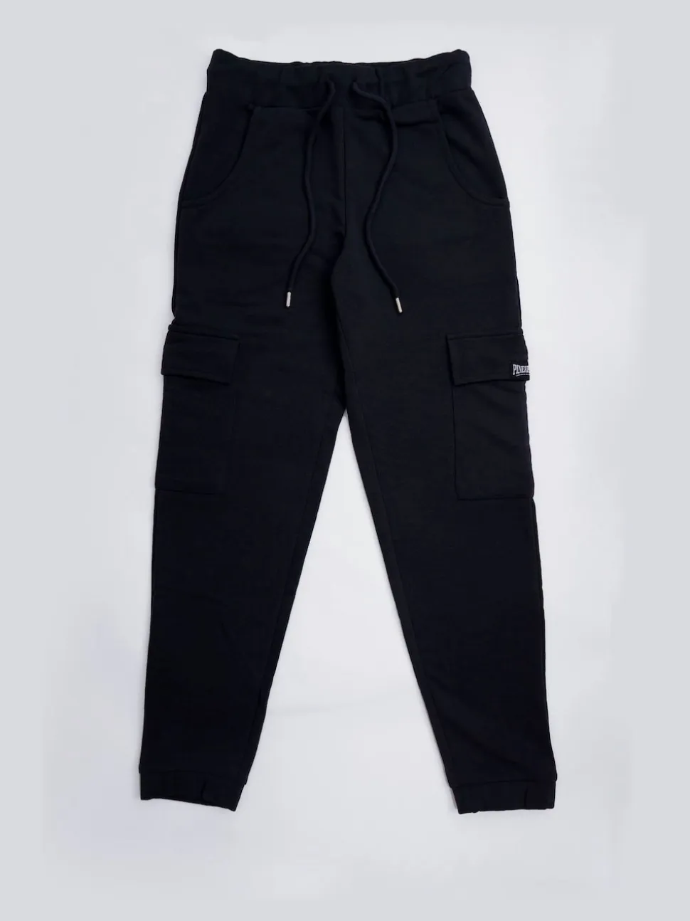 Pineapple Black Womens Cargo Joggers