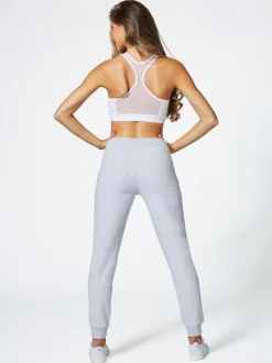Pineapple Light Grey Skinny Zip Joggers