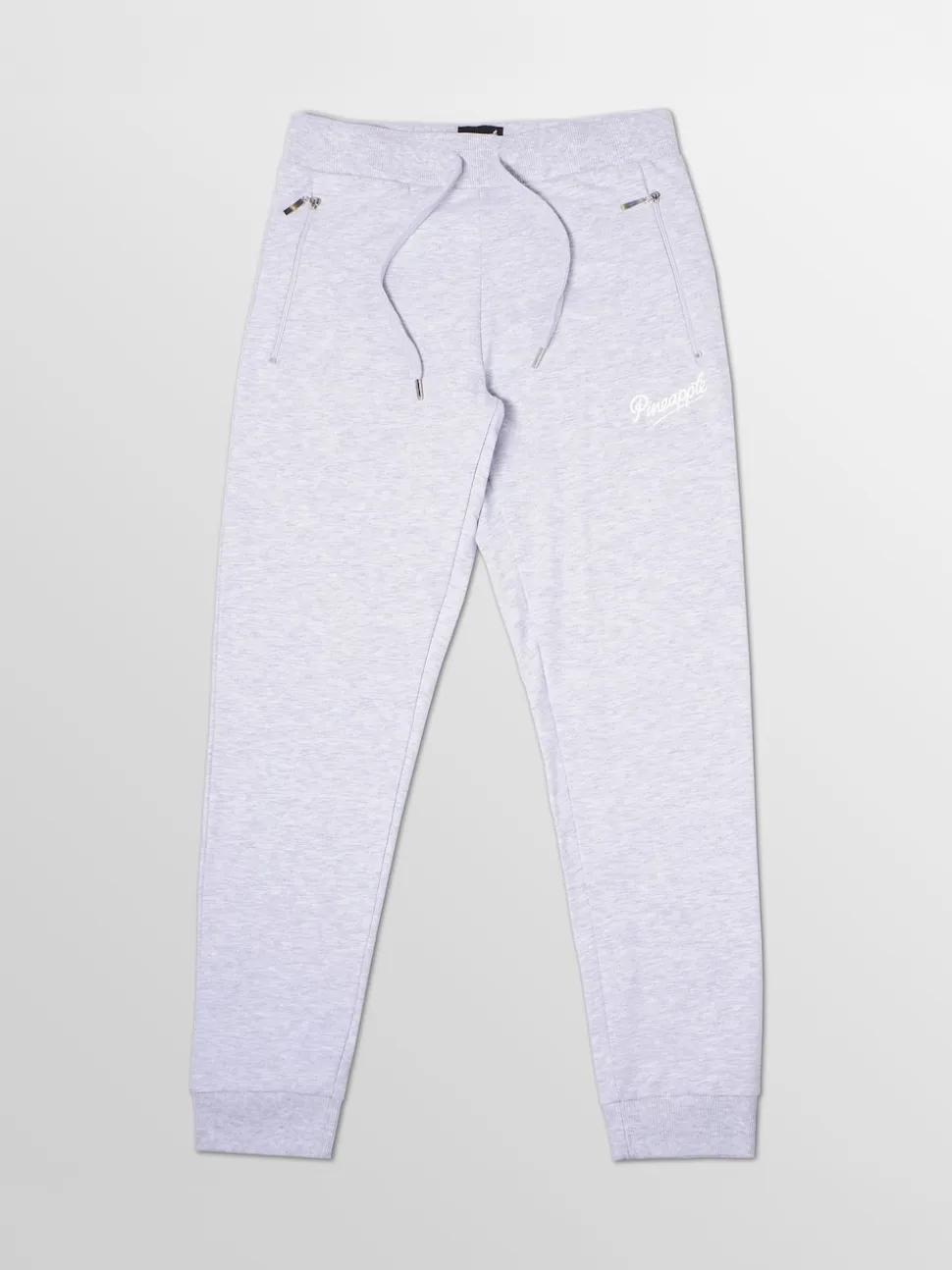Pineapple Light Grey Skinny Zip Joggers