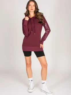 Pineapple Red Longline Hoodie