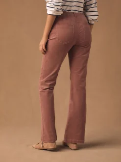 Pink Cord Bootcut Trousers
