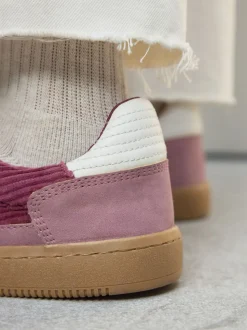 Pink Cord Forever Comfort® Lace-Up Trainers