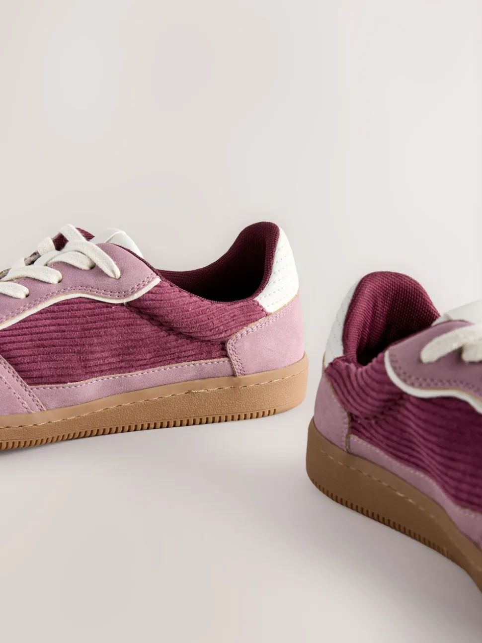 Pink Cord Forever Comfort® Lace-Up Trainers