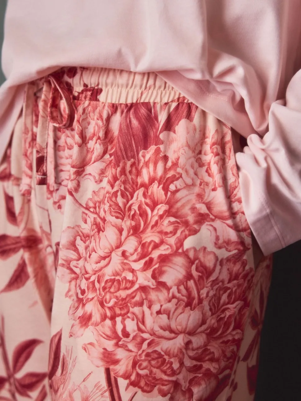 Pink Floral Kew Collection Long Sleeve Pyjamas