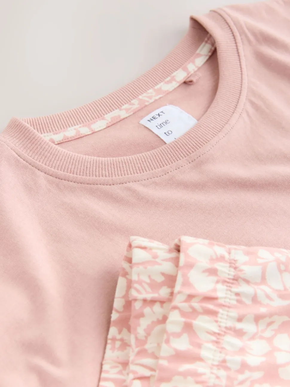 Pink Floral Short Sleeve Pyjamas